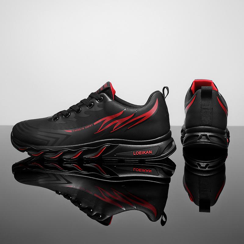 Мужская спортивная обувь, кроссовки для бега, студенческие кроссовки, черные кроссовки для ходьбы, большие размеры
