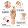 Flexible Jointed Doll Wooden Hand Model 10 Inches Tall Home Decor Human Artist Models Sketch Mannequin Model Movable Limbs