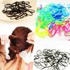 200 шт. резиновая веревка с хвостиком, эластичные ленты для волос, завязки, косы, заколка для волос, повязка на голову, JM14