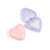 Anti-static Folding Airbag Comb Mini Massage Comb Cute Heart Hair Comb with Mirror  Women Girl