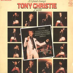 LP Record TONY CHRISTIE Live MFP50489 Music For Pleas 1975 UK Pop Used