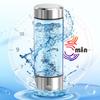420ml Hydrogen Water Bottle Generator 3 Min Quick Electrolysis Hydrogen Cup SPE & PEM 1600ppb Hydrogen Ions Water Bottle for Purified Water