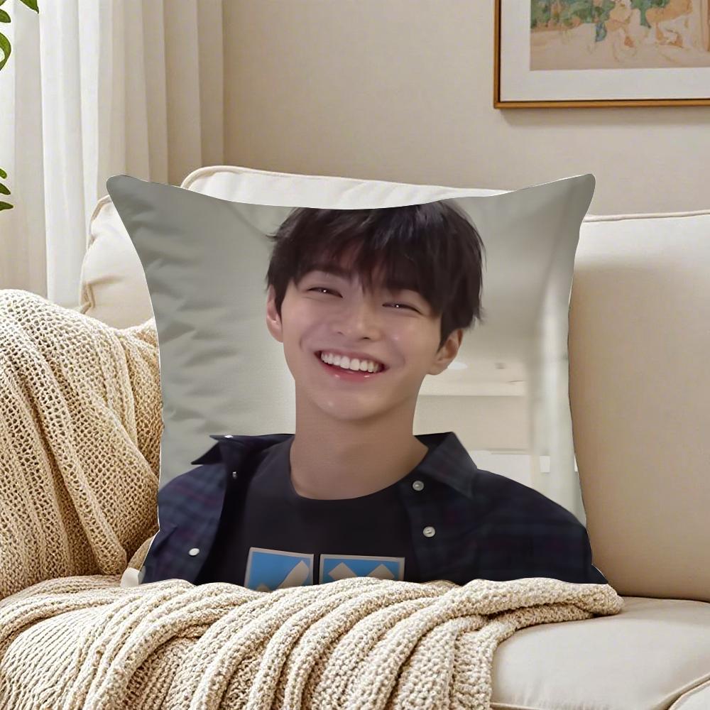 Person KPop CCORTIS KKEONHO Cushion Cover Pillowcase Antidustmite living Room Sofa Decor Cushion Room