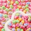 150 шт. акриловых бусин, разноцветных бусин в форме сердца, радужных бусин в форме сердца для изготовления ювелирных изделий, браслетов ручной работы, брелоков, товаров для рукоделия