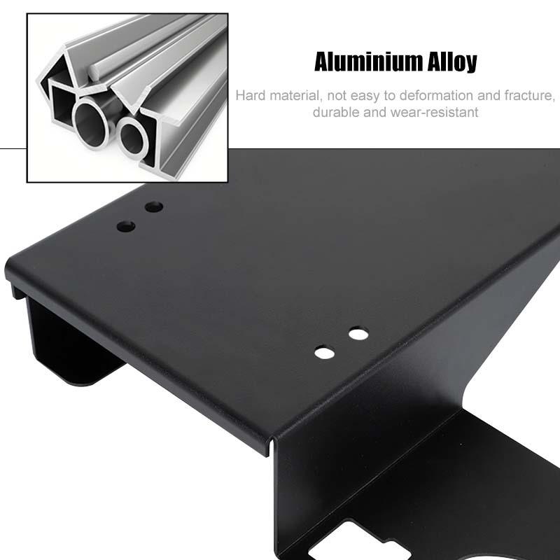 Car Rear Tailgate Handle License Plate Holder Bracket Aluminium Alloy Mounting Fit For Jeep Wrangler JL 2018 Up Exterior Accessories
