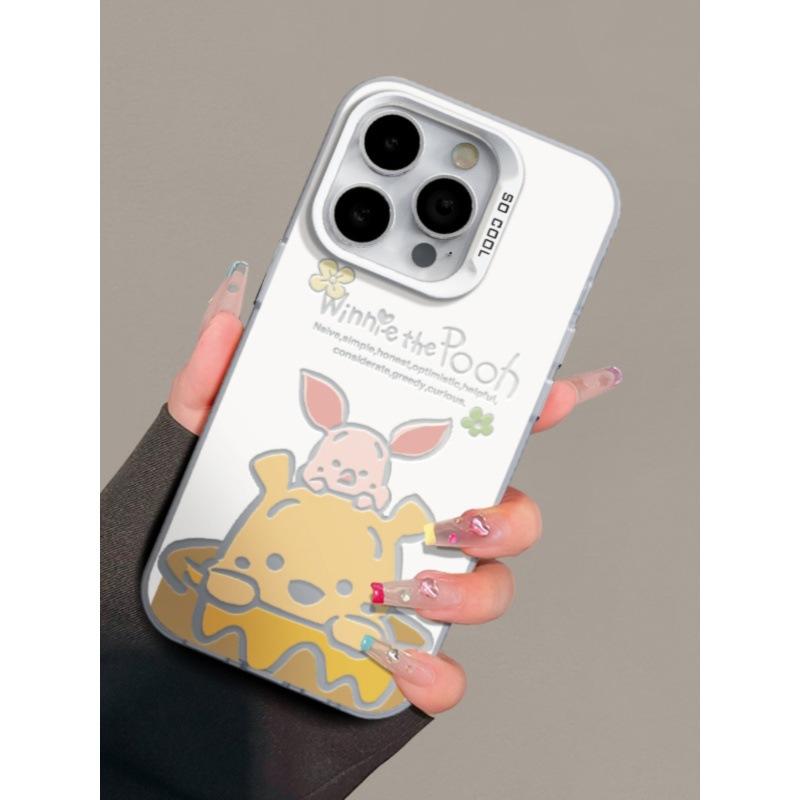 Пара Винни-Пуха для чехла на мобильный телефон iPhone 11 Apple 11promax Huawei Mate 11 Цвет Серебристый Honor 11