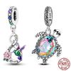Original Copper Charms Hummingbirds Turtles Pendants For Women Beads Fit Bracelet Necklace Jewelry Making Gift