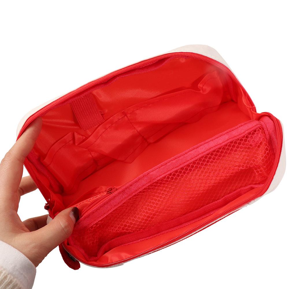 Can Stand Cartoon Pen Bag INS Multi-layer Stationery Bag Lovely Pencil Storage Bag Back To School