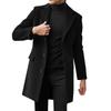 Autumn and Winter Men's Windbreaker British Long Sleeved Woolen Coat Fashion Trend Coat Suit Single Breasted