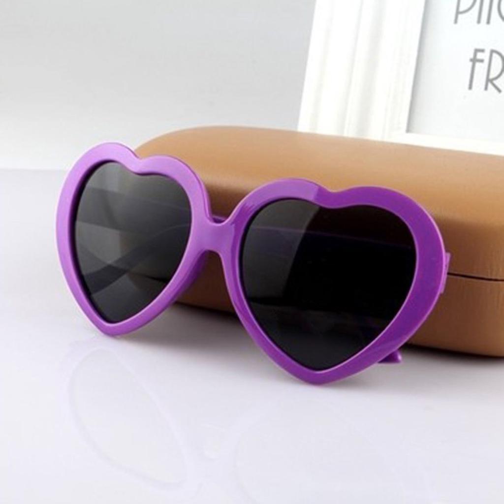 Модные солнцезащитные очки в форме сердца для маленьких принцесс