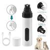 Electric Pet Nail Grinder Silent Low Vibration Dog Nail Clipper Claw Trimming Grinder Rechargeable Pet Paw Grooming Tool for Dogs Cats