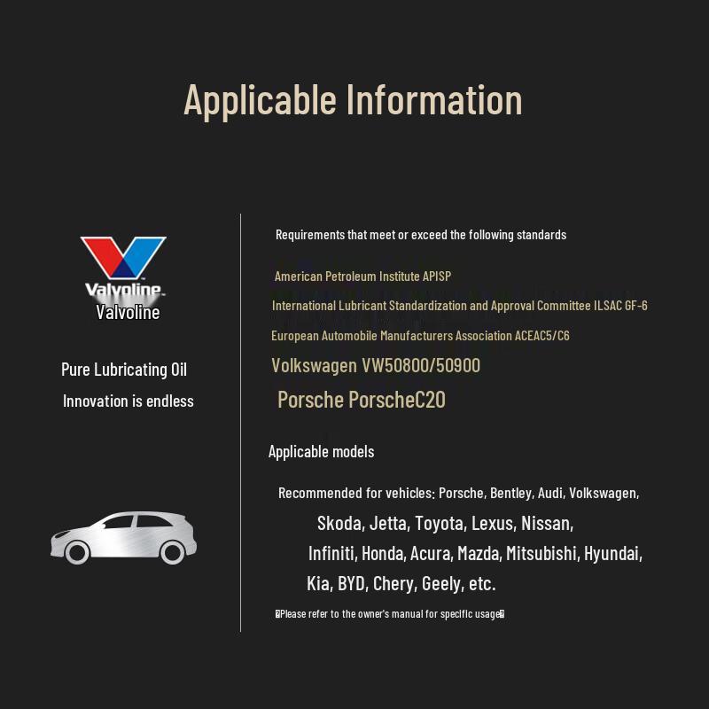 Valvoline Gold King 9 Premium Blue 0W-20 SP/GF-6 Полностью синтетическое моторное масло