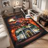 Freddy Krueger Horror Movie Poster T-Shirt Office Mat Home Decor Office Desk Chair Rugs Chair Carpet for office Chair Mat Gift For Halloween