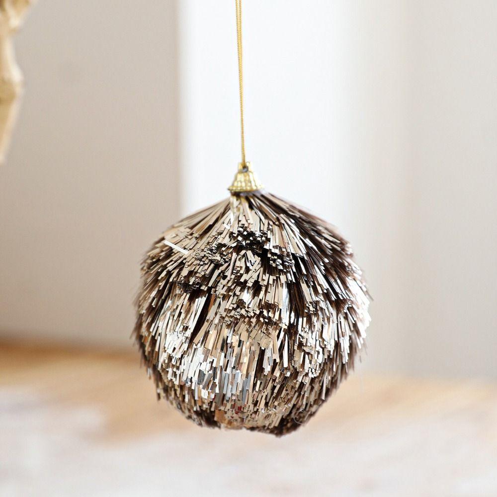 Foam Christmas Tree Decorations Small Simulated Pinecone Pendant Home Party