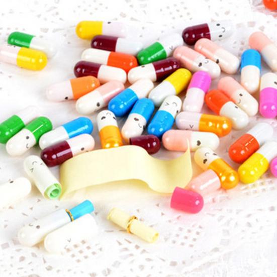 Капсулы Бутылка с буквами и 100 капсулами DIY Письмо-сообщение Капсулы с любовным письмом Бутылка для заметок Пары Подарок на годовщину дня рождения