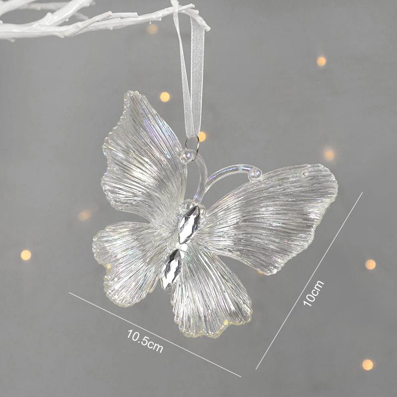 Акриловые подвесные украшения для рождественской елки, кукла-ангелочек, кулон-колокольчик 2024 года, веселое рождественское украшение для дома, Рождество, Новый год 2024