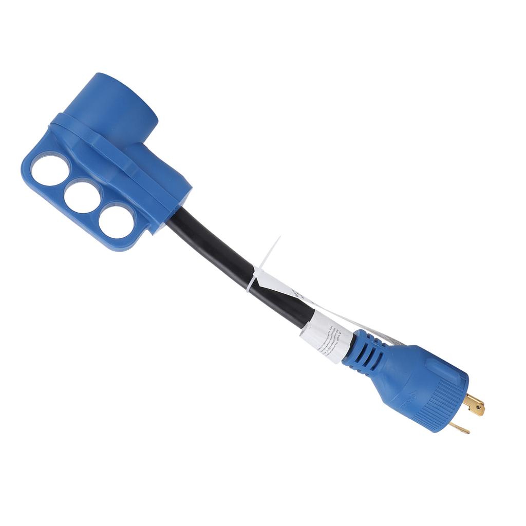 Кабель-переходник для питания RV 30A на 30A 125В 10awg 3 провода для зарядки транспортных средств Синий