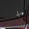Accessories Car Stickers Auto Reflective Sticker Heart Beat Trackpad Decal Life Goes On  Sticker
