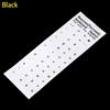 Keyboard Protector PVC Self-adhesive Transparent Russian Letters Keyboard Stickers Cover Sticker