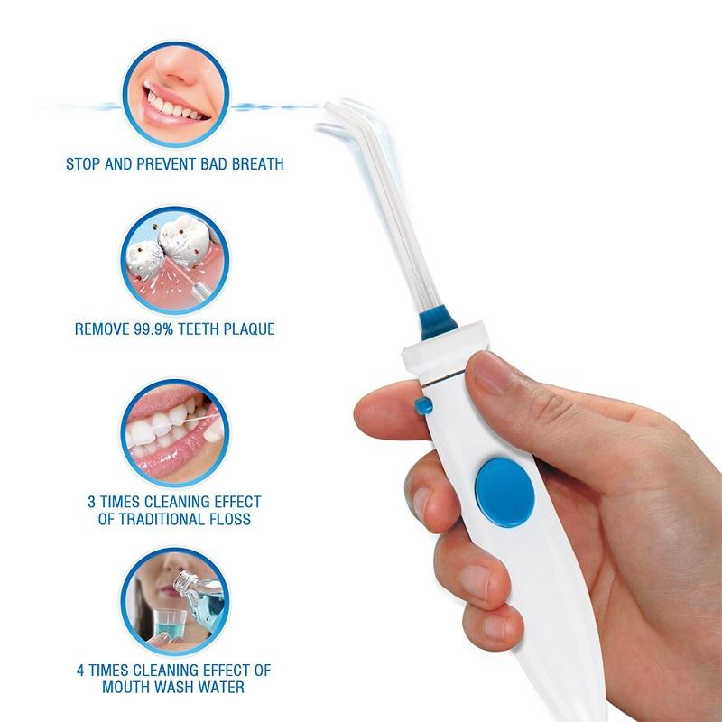 Nicefeel УФ стоматологический ирригатор для полости рта, очиститель зубов, водная ирригационная ирригатор, спа-уход за зубами, чистая с 7 многофункциональными насадками для семьи