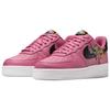 Nike Air Force 1 Low Premium Принимаем все цветы - Пион Женские кроссовки Розовый Черный-Металлик-Золотой-Белый IB6644-600
