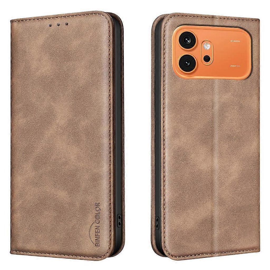 Flip Case for Honor 600 RFID Blocking Shockproof Magnetic Wallet Case with Kickstand and Card Slots Compatible with Honor 600