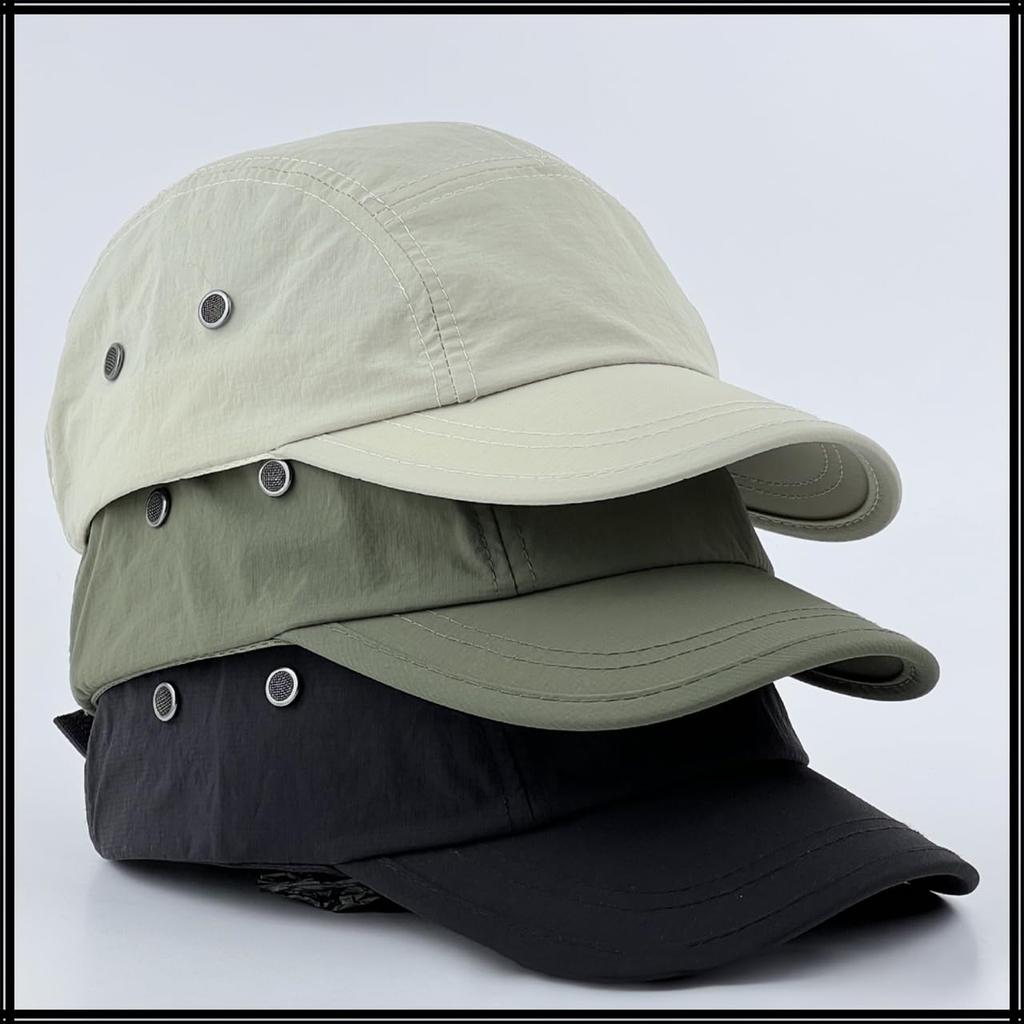 Кепка для походов Sun CZA067 [Белый Клык], Однотонная, Защитная, Шляпа, Простая, Стильная, Повседневная, Мужская, Женская, (черный)