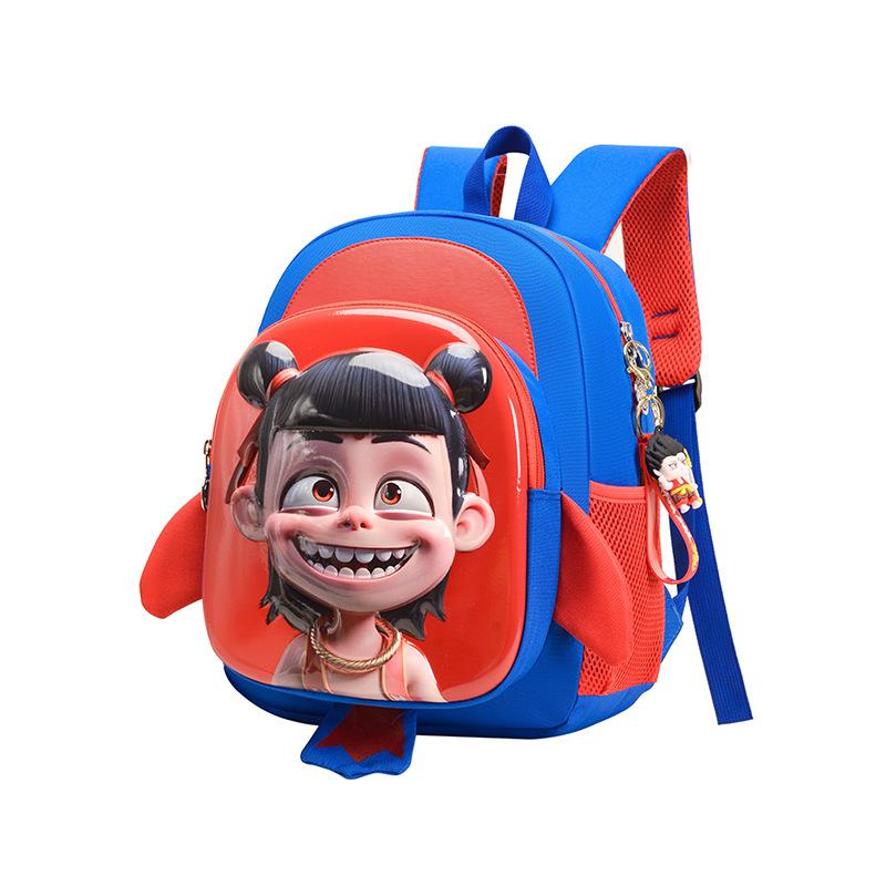 National Manga Cartoon Boys And Girls Backpack Foreign Style Printing Kindergarten Primary School Students Schoolbag Children Backpack