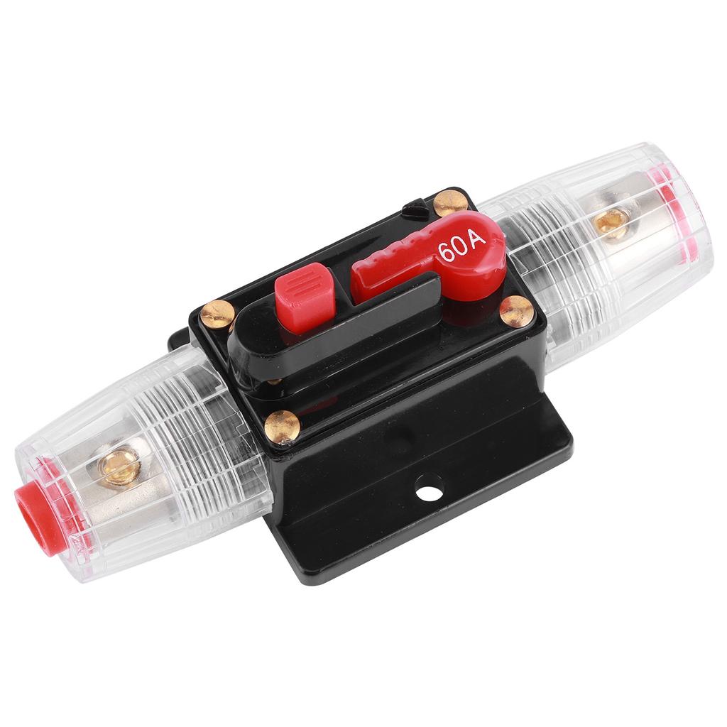 Автоматический предохранитель сброса Держатель переключателя Усилитель Автомобиль Грузовик Аудио Модификация 12В 60А