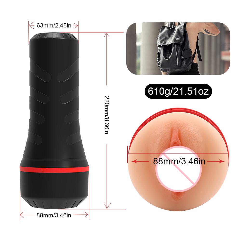 Man Masturbation Cup Sex Toy for Adults, Pleasant Aircraft Cup Vagina Pussy Vaginator, Endurance Exercise Training Sex Tool