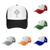 Jesus Cross Risen Grid Cap Baseball Cap Breathable Cap for Unisex Women Adults Polyester Four Seasons Party Outdoor Four Seasons
