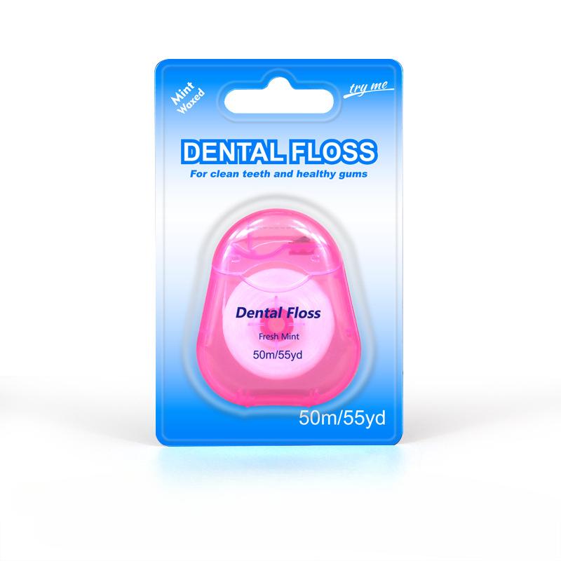 Wax-coated Mint Breath Freshener Disposable Dental Floss