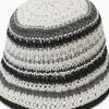 BENETTON Striped Crochet Hat_BCCP54531BK