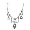 Les Trésors De Lily [E2080] - Designer Necklace 'Memories of the Past' Silver