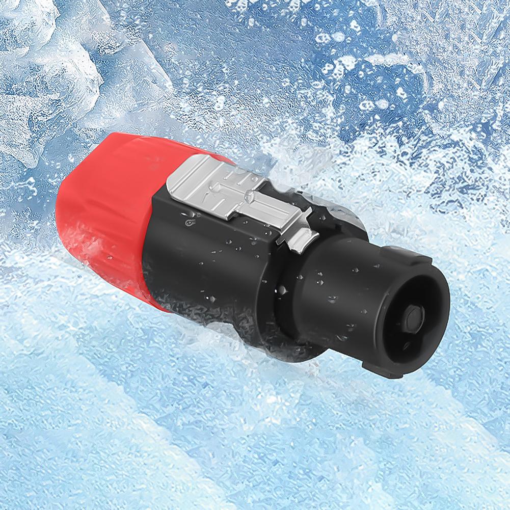 10Pcs/Lot 4-Pole 4Pin NL4FC Connector Ohm Plug Speaker Audio Cable Plug Adapter 4 Pin Speakon Female Jack Accessories