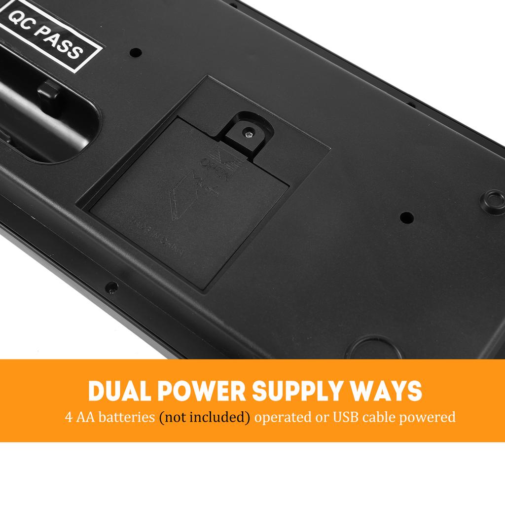 Электронный орган USB с 61 клавишей, детское электрическое пианино с микрофоном, черная цифровая музыкальная электроника