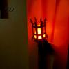 Led Fake Flame Torch Medieval Wall Lamp, LED Handheld Light, Retro Realistic Simulation Light for Halloween Party Decor, Mardi Gras Vintage Style