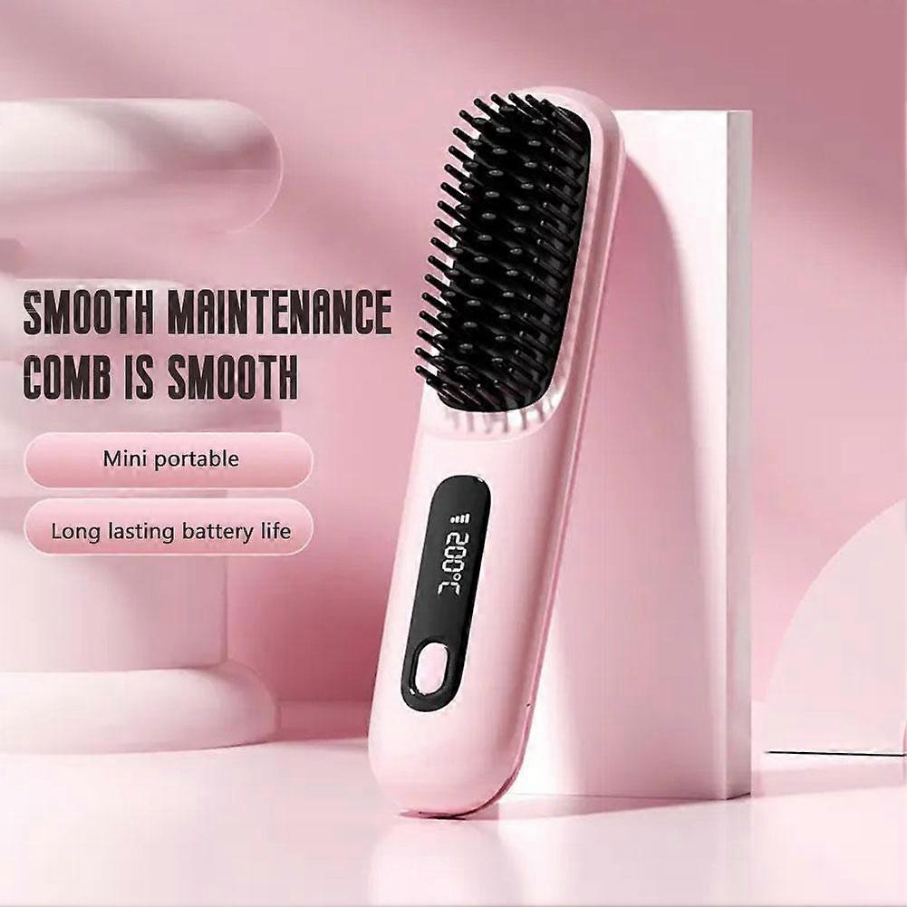 Portable Wireless Negative Ion Hair Straightener