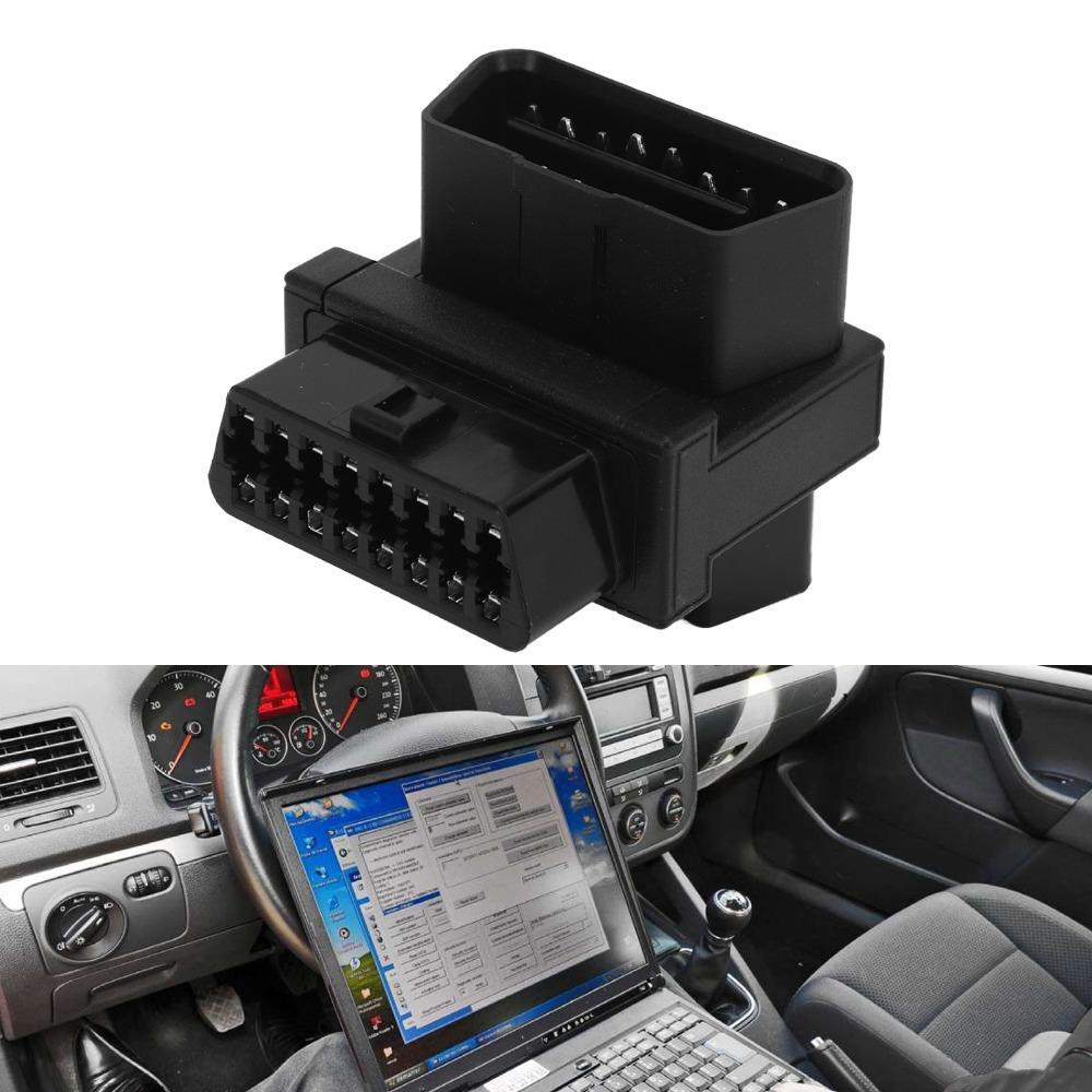 Dual Female OBD2 Splitter ABS OBD2 Connector Professional OBD2 Adapter Mechanic Workshop