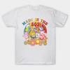 Asian Size Cotton Unisex Tshirt Print T-shirt Cartoon Friends Nostalgia Friends 80'S Cartoon Characters Rainbow Ca!Re Bears And Strawberry T-shirt No-