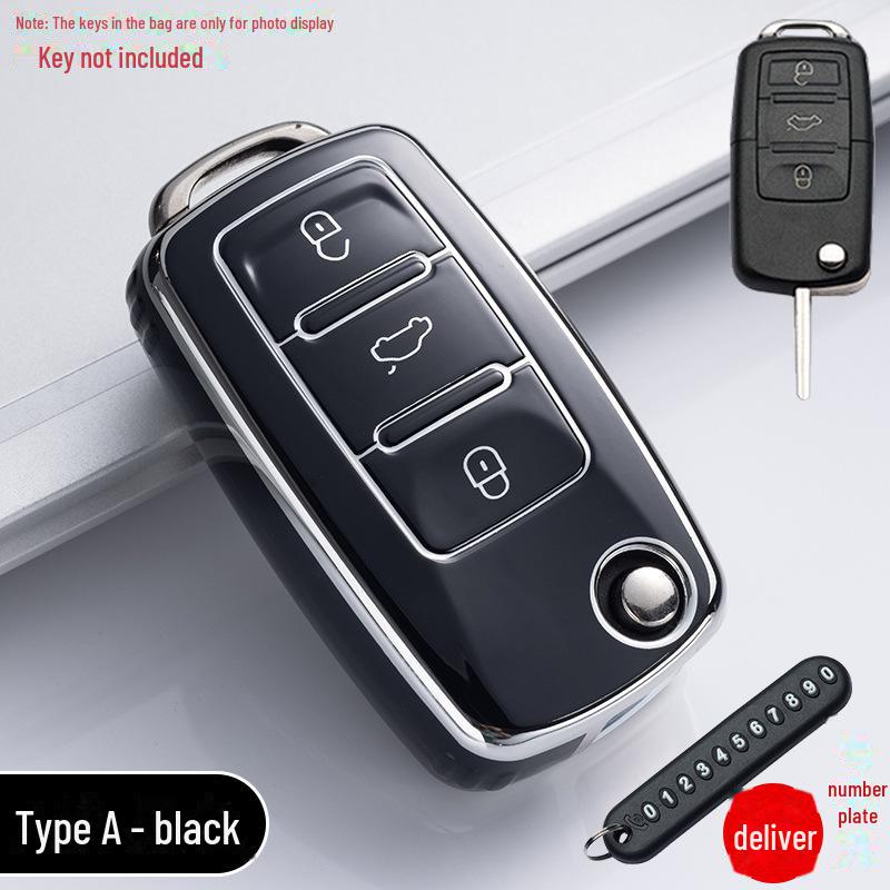 Volkswagen Key Cover for Sagitar, Tiguan, Lavida, Bora, Passat, Lingdu, Yuetu, Anglan, Patrol - Key Bag