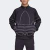 Adidas Originals Trefoil Stand Collar Casual Sports Jacket Men Jackets Black GE0810