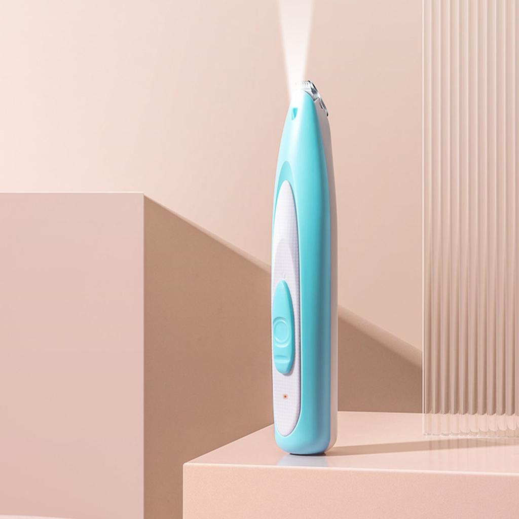 Триммер для собачьих лап со светодиодной подсветкой, аккумуляторный, USB, беспроводной, для ухода за шерстью домашних животных, электрический