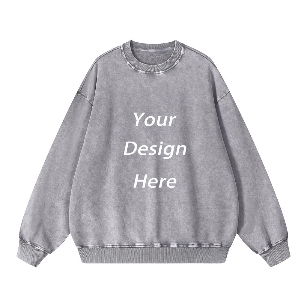 360 GSM хлопковый свитер индивидуальный унисекс классический свитшот