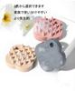 Scalp Massage Shampoo Brush, Scalp Brush, Promotes Blood Circulation, Ergonomic Design, Storage Bag Included (Off-White)