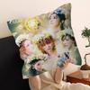 Popular Kpop RRed VVelvet Cushion Cover Car Throw Pillow Case For Sofa Car Christmas Gift xcm xcm