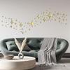 42PCS Starburst Pattern Mirror Wall Stickers Starburst Wall Stickers  Bedroom Decor
