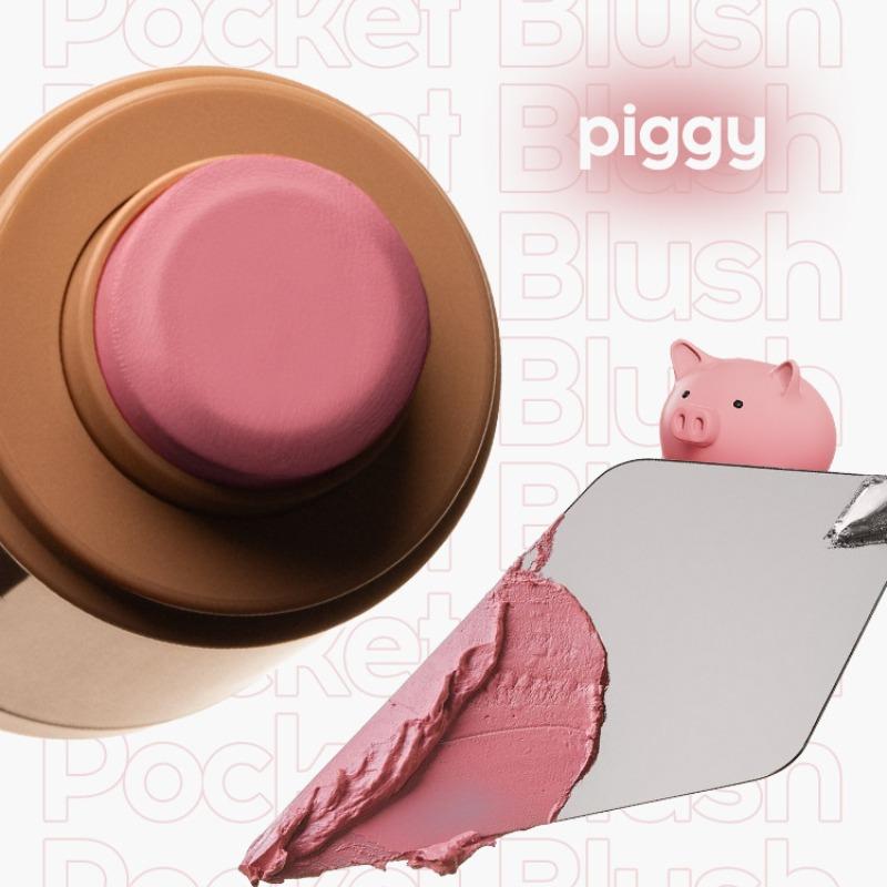 6-color Lip and Cheek Dual-purpose Blush Cream, Rouge Blush Stick, Natural Highlight Brightening for The Face, Facial Makeup, Delicate Makeup