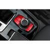 Center Console Switch Trim Decoration For BMW 3 4 Series GT 2013-18 Red Aluminum