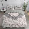 Halloween Flying Vampire Bedding Set Bats Duvet Cover Single Double King Polyester Quilt Cover